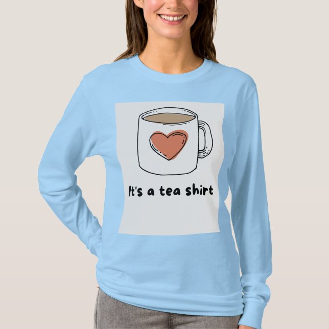 Camisa trendy de manga comprida (Frente)