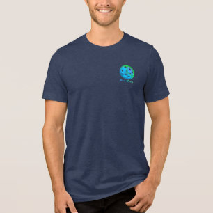 Camisa Tri-Blend com cartaz de paz