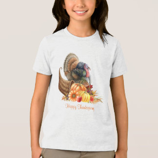Camisa Tri-Blend de Cornucópia do Dia de Ação de G