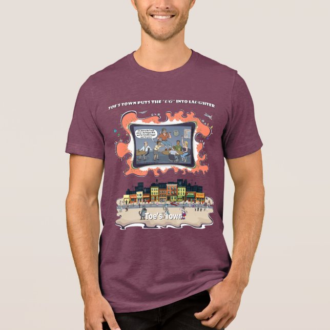 Camisa Tri-Blend de Humor de Bar Canadense | (Frente)