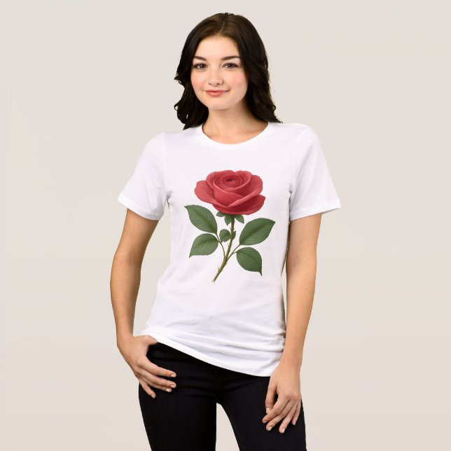 Camisa Tri-Blend Feminina (Frente Completa)