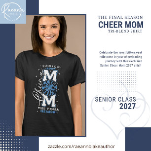 Camisa Tri-Blend Feminina Mãe de Cheer Senior 2027