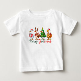 Camisa Tri-Blend Merry Goosmas Natal Ganso Engraça