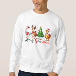 Camisa Tri-Blend Merry Goosmas Natal Ganso Engraça