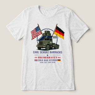 Camisa Tri-Blend Veterano da Guerra Fria Carl Schu