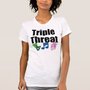 Camisa tripla da luz da ameaça