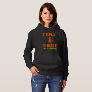 Camisa tripla de basquete feminino