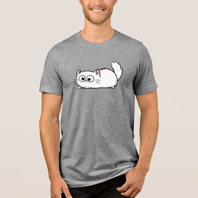Camisa Tríplice De Gato De Picante Simples (Frente)