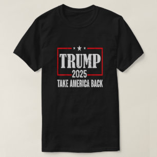 Camisa Trump 2025 Take America Back para Homens e 
