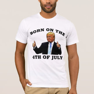 CAMISA TRUMP NASCIDO EM 4 DE JULHO