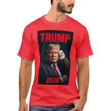 CAMISA TRUMP PRESIDENTE 2028 MAGA 01