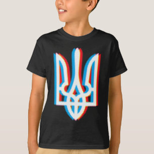 Camisa Tryzub Ucrânia Tridente Ucraniano Militar
