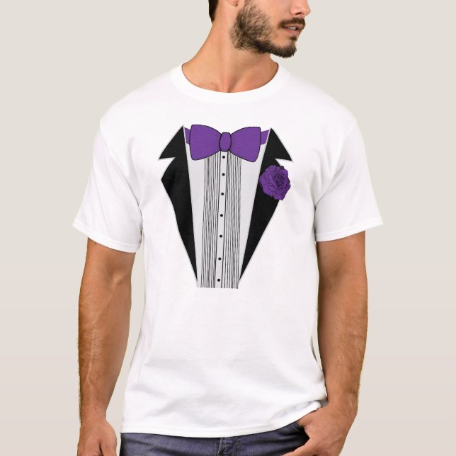 Camisa Tuxedo Roxo (Frente)