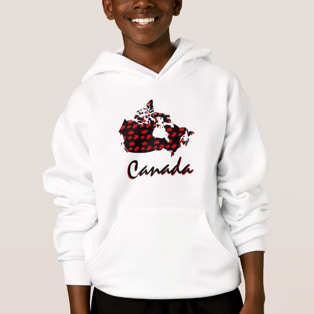Camisa única canadense vermelha Maple Canada diver (Frente)