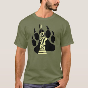 Camisa Única Urso Gay Pata com liberdade - T Shirt