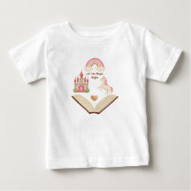 Camisa Unicórnio Castelo Menina Arco-íris | Conto 