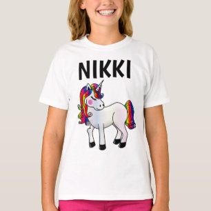 CAMISA UNICÓRNIOS PERSONALIZADA MENINAS