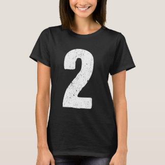 Camisa Uniforme #2, Gráfico de Número Grande