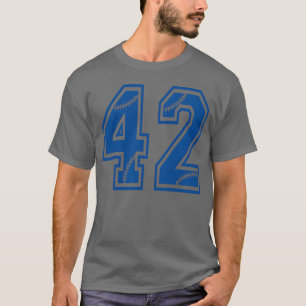 Camisa Uniforme de Jogador de Beisebol Número 42 A