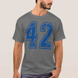 Camisa Uniforme de Jogador de Beisebol Número 42 A