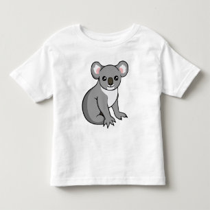 Camisa unisex da criança cinzenta feliz bonito do