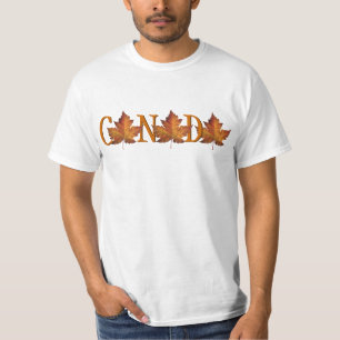Camisa unisex da lembrança de Canadá do t-shirt