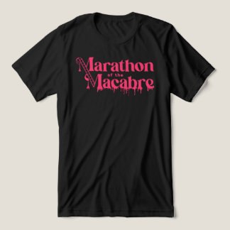 Camisa Unisex do logotipo MOTM24 - Rosa em preto