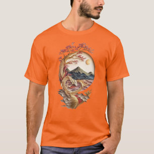 Camisa Unisex Dragon Oragami