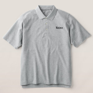 Camisa Unisex Simples de Cinza de Palavras
