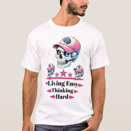 Camisa Urbana Motivada do Boné de Crânio Fácil Viá