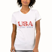 Camisa USA Floral 1776–2026