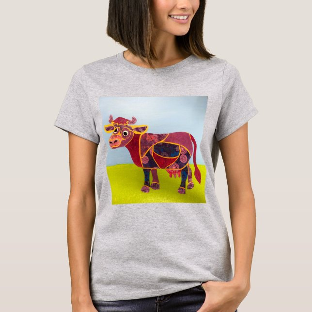 Camisa Vaca Roxa (Frente)