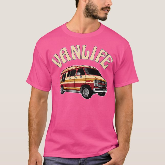 Camisa Van Life Para Vanlife E Ventiladores De Aca (Frente)