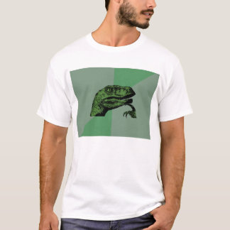 Camisa vazia de Philosoraptor Meme - luz