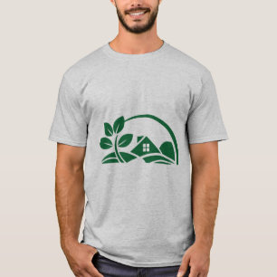 Camisa Verde Casa Folha Ecológica Casa Natureza
