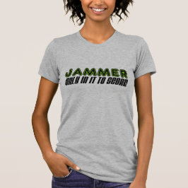 Camisa {verde} da contagem dos jammer