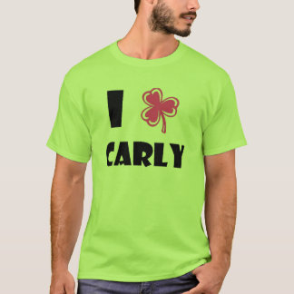Camisa verde do trevo de Carly