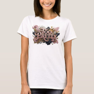 Camisa Vermelha Artística TOO PRETTY Design