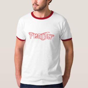 Camisa vermelha da campainha do fotão