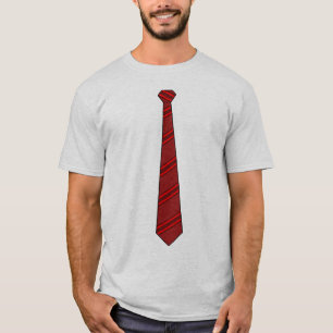 Camisa vermelha da gravata