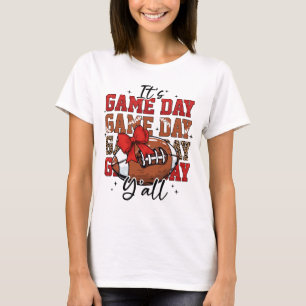 Camisa Vermelha de Futebol Game Day – Ousada e Con