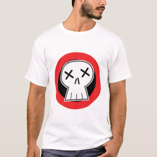 Camisa vermelha do alvo do crânio "inoperante"