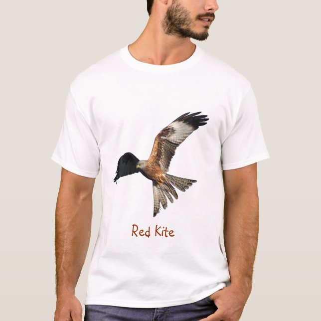 Camisa vermelha do raptor do papagaio (Frente)