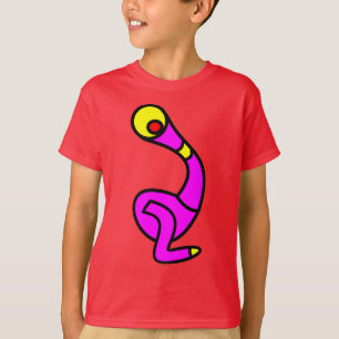 camisa vermelha engraçada