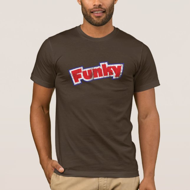 Camisa vermelha Funky (Frente)