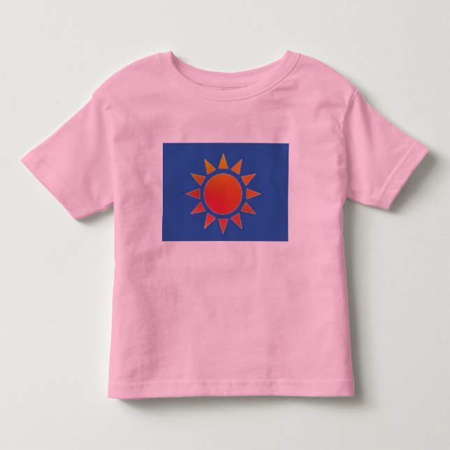 Camisa Vermelha Laranja Sun (Frente)