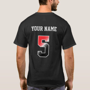 Camisa Vermelha Personalizada 5 Personalizada