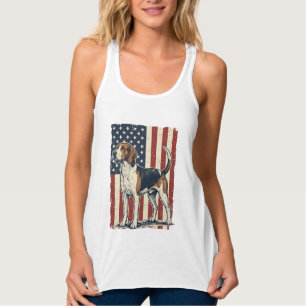 Camisa Vetorial Bandeira Patriótica do Cão de Caça