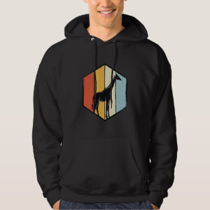 Camisa Vetorial de Safári Geométrico de Girafa Vin