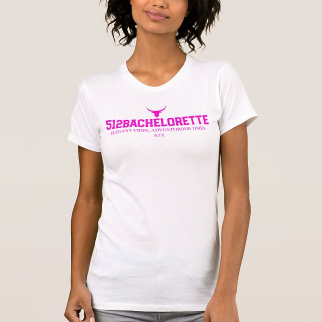  Camisa Viagem de Garotas 512Bachelorette |  (Frente)